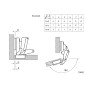 KAMA Furniture Hinges - 165°, Half Overlay