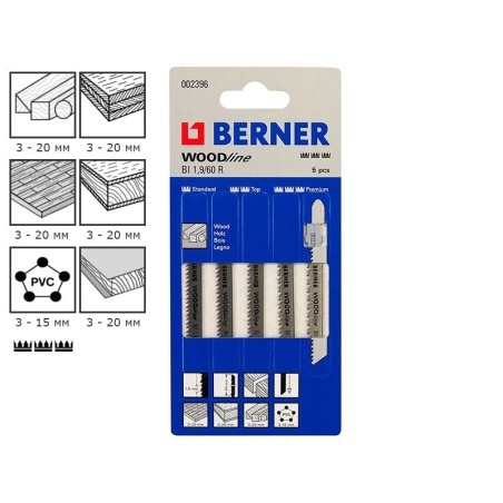 Ножове за зеге за дърво Berner WoodLine BI 1.9/60 R