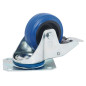 Adam Hall 372091 Ball-bearing Swivel Castor With Plate And Brake - ∅80 mm