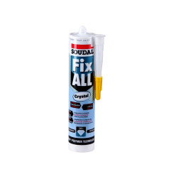 Soudal Fix All Crystal Clear Sealant Adhesive - 290 ml
