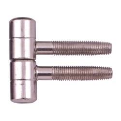 Screw Door Hinge - 16 mm, Nickel