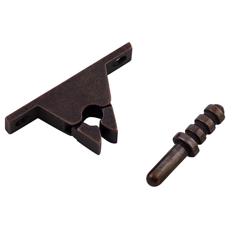 Метален стопер със заключване за интериорни врати IBFM - Бронз Метален стопер със заключване за интериорни врати IBFM - Бронз