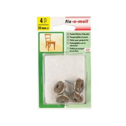 Fix-o-moll Parquet-gliders With Screw - 4 pc.