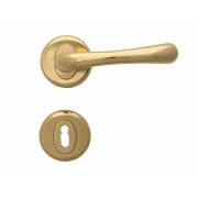 Draco Door Handle - For Standart Key, Gold