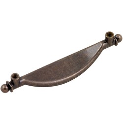 UR042 Retro Furniture Handle - 96 mm, Old Silver