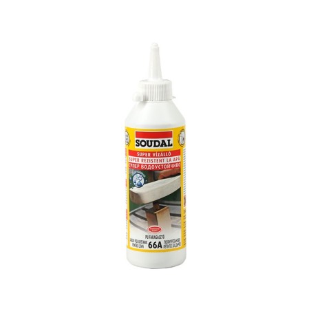 Полиуретаново водоустойчиво лепило за дърво Soudal 66A D4 - 250 гр