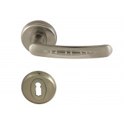 Cobra Door Handle - For Standart Key, Inox