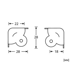Adam Hall 4050 Case Corner