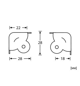 Adam Hall 4050 Case Corner - Scheme