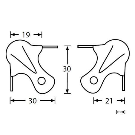 Adam Hall 4030 Small Knuckle Corner