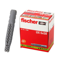 Fischer Universal Plugs UX - 6 x 50 mm, 50 pc.