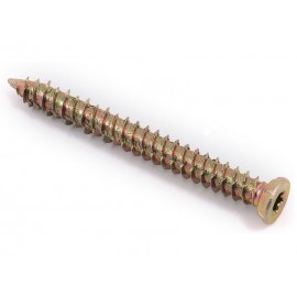 KAMA Metal Frame Countersunk Head Screw - 7.5 х 72 mm, Yellow zinc