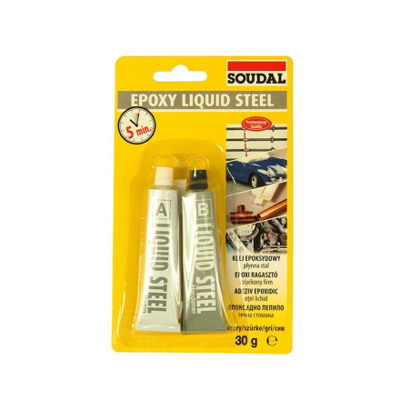 Епоксидно лепило течна стомана Soudal Epoxy Liquid Steel