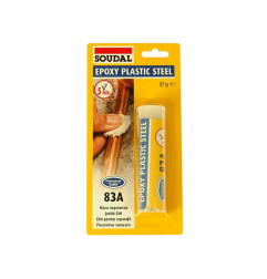 Ремонтна замазка Soudal Epoxy Plastic Steel 83A