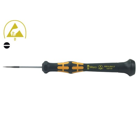Права мина отвертка за телефони и компютри Wera Kraftform Micro 1578 A - 0.25 х 1.2 мм