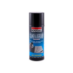 Прозрачен спрей чистител и обезмаслител Soudal Cleaner & Degreaser