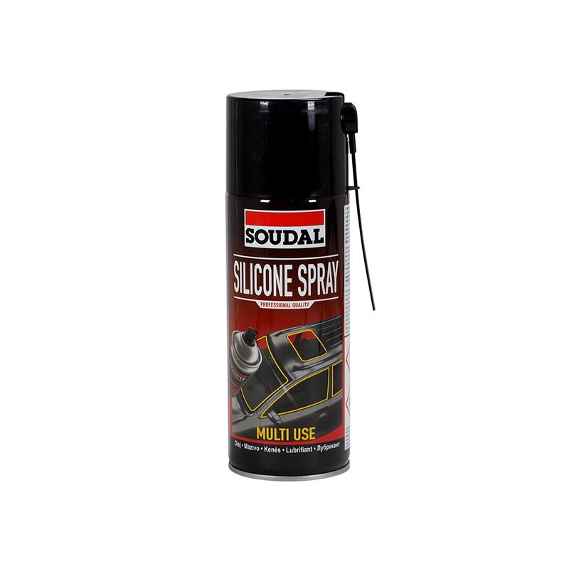 Soudal Transparent Silicone Aerosol Spray