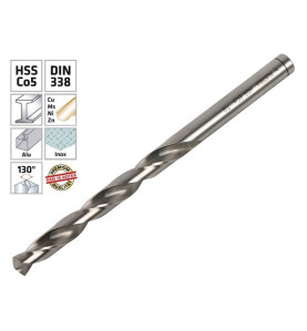 Alpen HSS Cobalt Jobber Drills - DIN 338 RN, 7 mm
