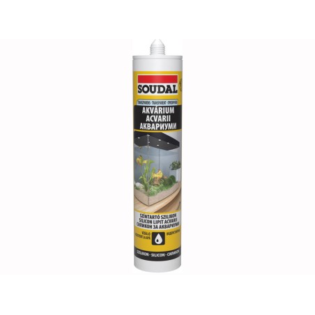 Силикон за аквариуми, терариуми и стъклени витрини Soudal
