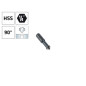 Alpen HSS Countersink For Metal - 6.3 mm, M3