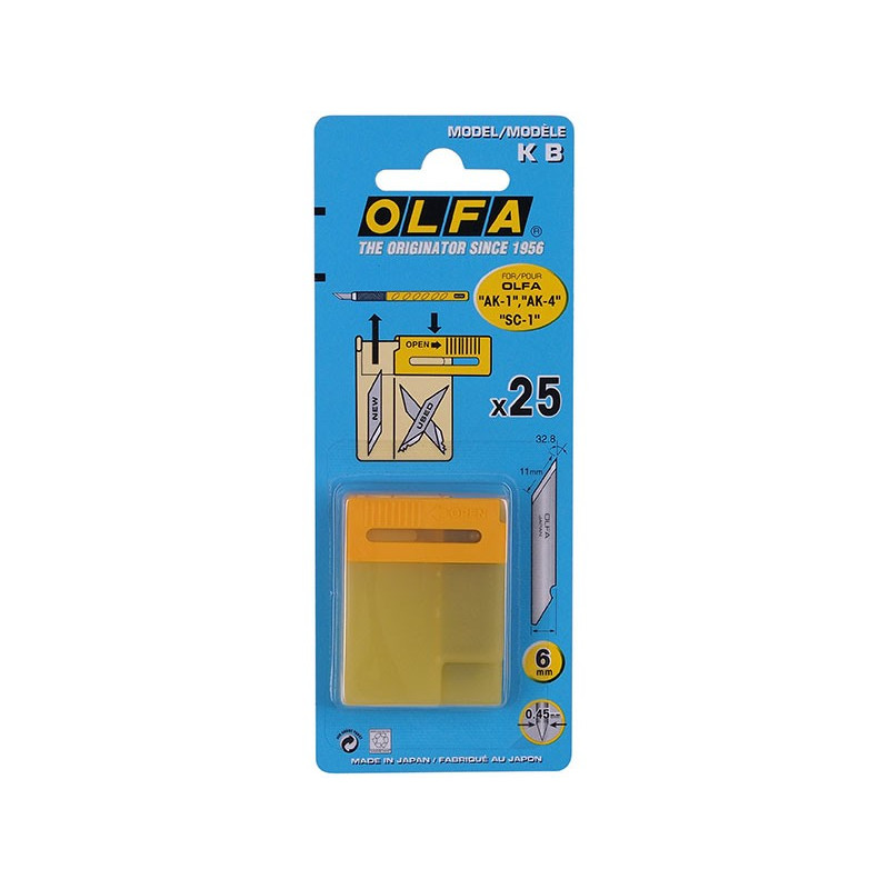 OLFA KB Multipurpose Art Spare Blades OLFA KB Multipurpose Art Spare Blades
