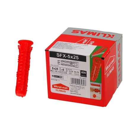 Wkret-met SFX Multi-purpose Plugs - 5 x 25 mm