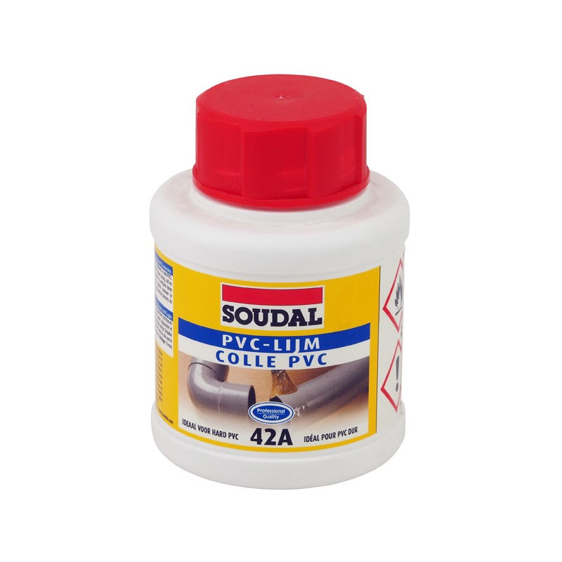 Soudal 42A Fast-drying PVC Glue - 250 ml Soudal 42A Fast-drying PVC Glue - 250 ml
