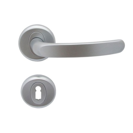 Regulus Interior Door Handles - Matte Chrome, For Standard Key