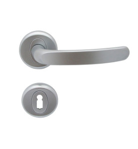 Regulus Interior Door Handles - Matte Chrome, For Standard Key