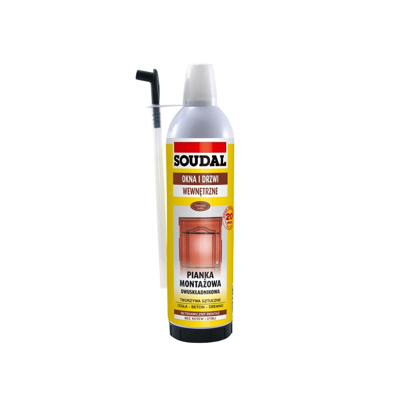 Двукомпонентна полиуретанова монтажна пяна Soudal Soudafoam 2K
