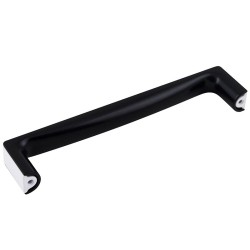 Nomet TWIX Furniture Handle - 160 mm, Black-White