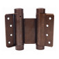 IBFM Double Acting Spring Hinges Set - 75 mm, Bronze, Up to 15 kg doors