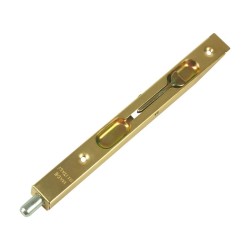 IBFM Flush Bolt With Staple For Wooden Doors - 150 mm, Gold