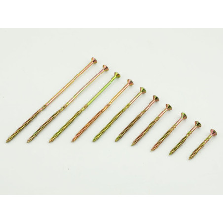 KAMA Turbo Wood Screws - 6.0 x 40 mm, 200 pcs