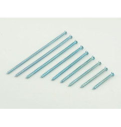 KAMA Metal Frame Countersunk Head Screws - White
