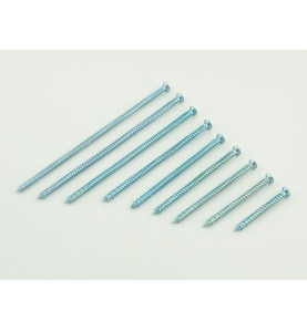 KAMA Metal Frame Countersunk Head Screws - White
