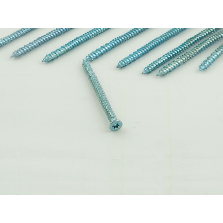 KAMA Metal Frame Countersunk Head Screw - 7.5 х 72 mm, White zinc