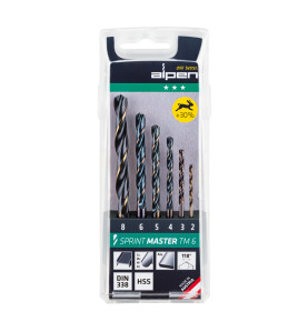 Alpen HSS Sprint TM 6 Drill Bits Set