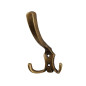 Nomet G4 Furniture Hook - Antique Brass