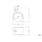 KDS-50 M8 Furniture Stem Castor With Bolt - ∅50 mm