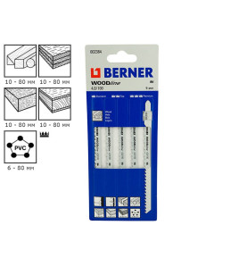Berner WoodLine 4.0/100 Jigsaw Blades - 2384