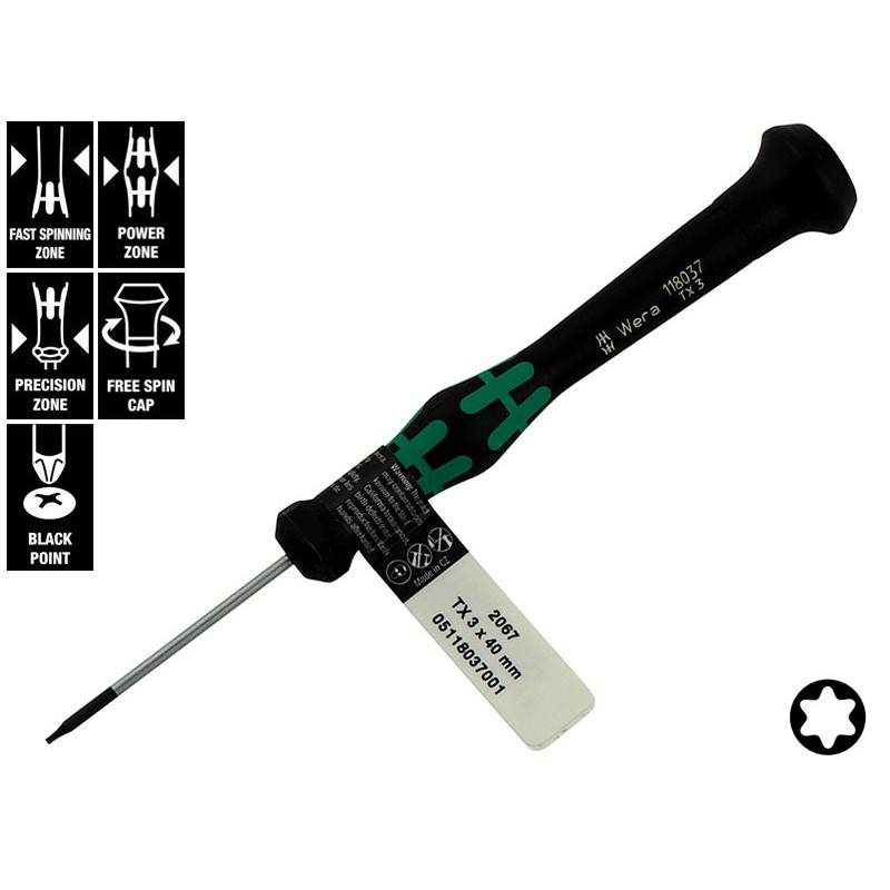 Wera Kraftform Micro 2067 Screwdriver - TX 3