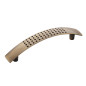 KAMA 7007 Retro Furniture Handle - 96 mm, Old Gold