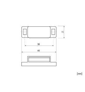 SHN-MC901 Small Magnetic Catch - Scheme