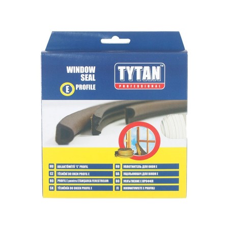 Tytan E-profile Sealing Tape For Doors & Windows - Brown