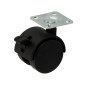 KAMA Furniture Castor With Plate And Brake - 40 mm