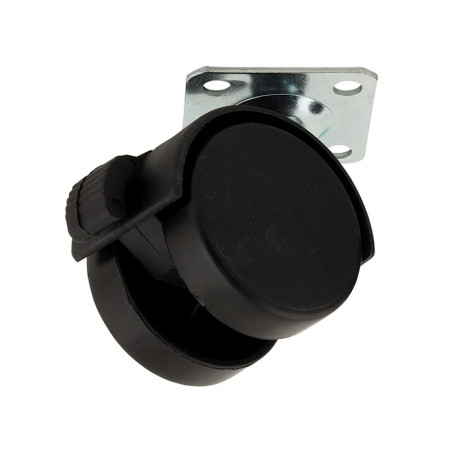 KAMA Furniture Castor With Plate And Brake - 40 mm