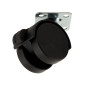 KAMA Furniture Castor With Plate And Brake - 40 mm