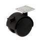 KAMA Furniture Castor With Plate And Brake - ∅50 mm