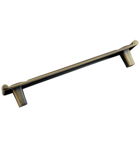 90304 Retro Furniture Handle - 128 mm, Old Gold